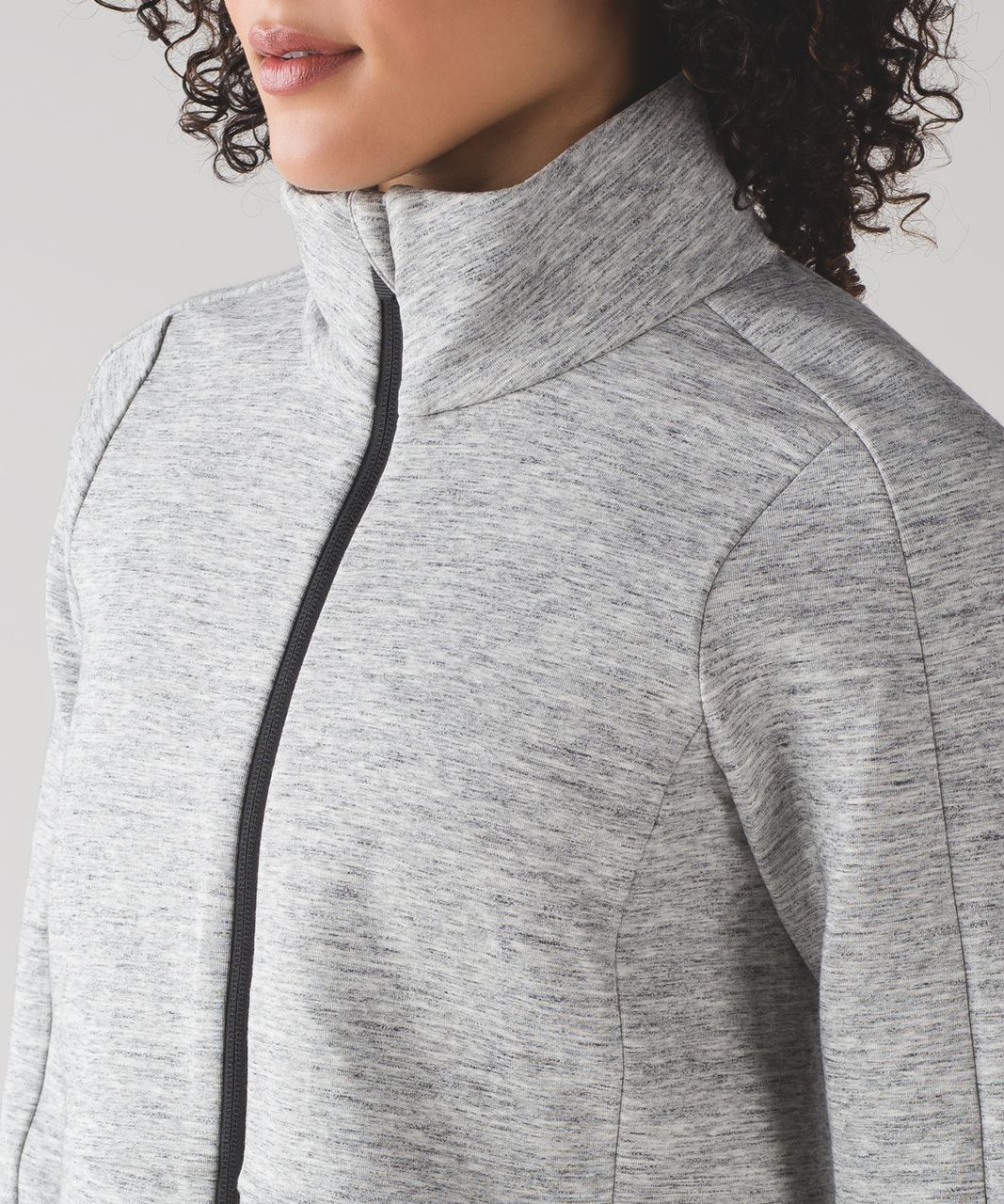 Lululemon Going Places Jacket - Heathered Space Dyed Medium Grey / Black