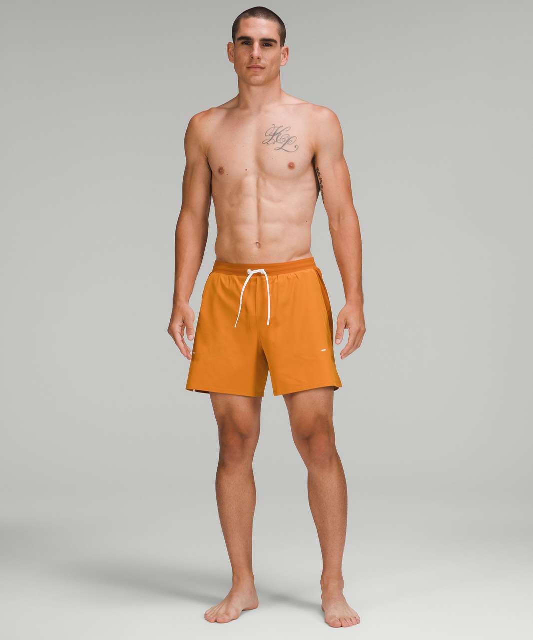 Lululemon Active Swim Short  - Autumn Orange / Roasted Orange