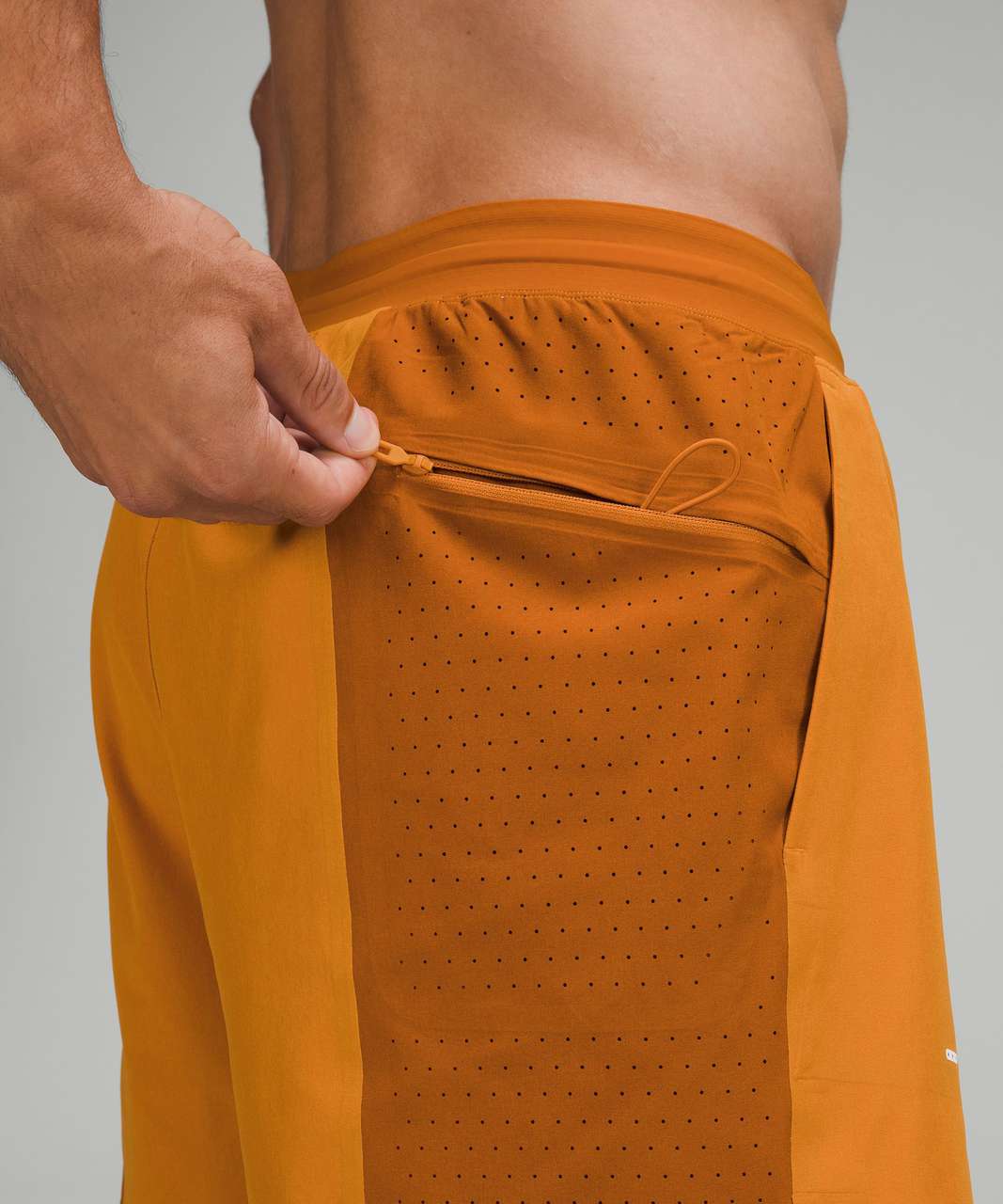 Lululemon Active Swim Short  - Autumn Orange / Roasted Orange