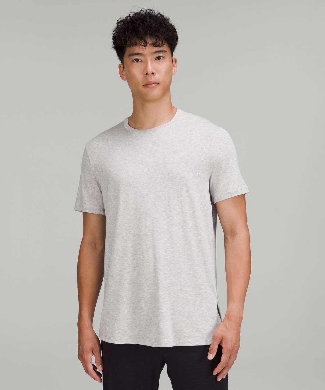 Lululemon Balancer Short Sleeve Shirt - Heathered Sea Salt