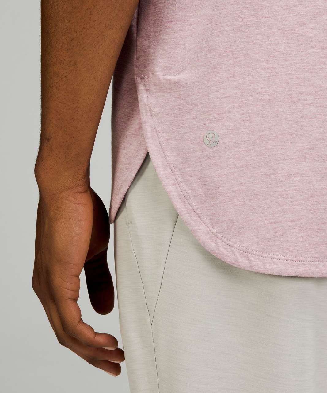 Lululemon Balancer Short Sleeve Shirt - Heathered Dusty Rose