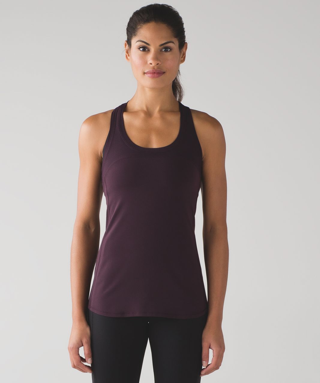 Lululemon Cool Racerback II Deep Breath - Black Cherry