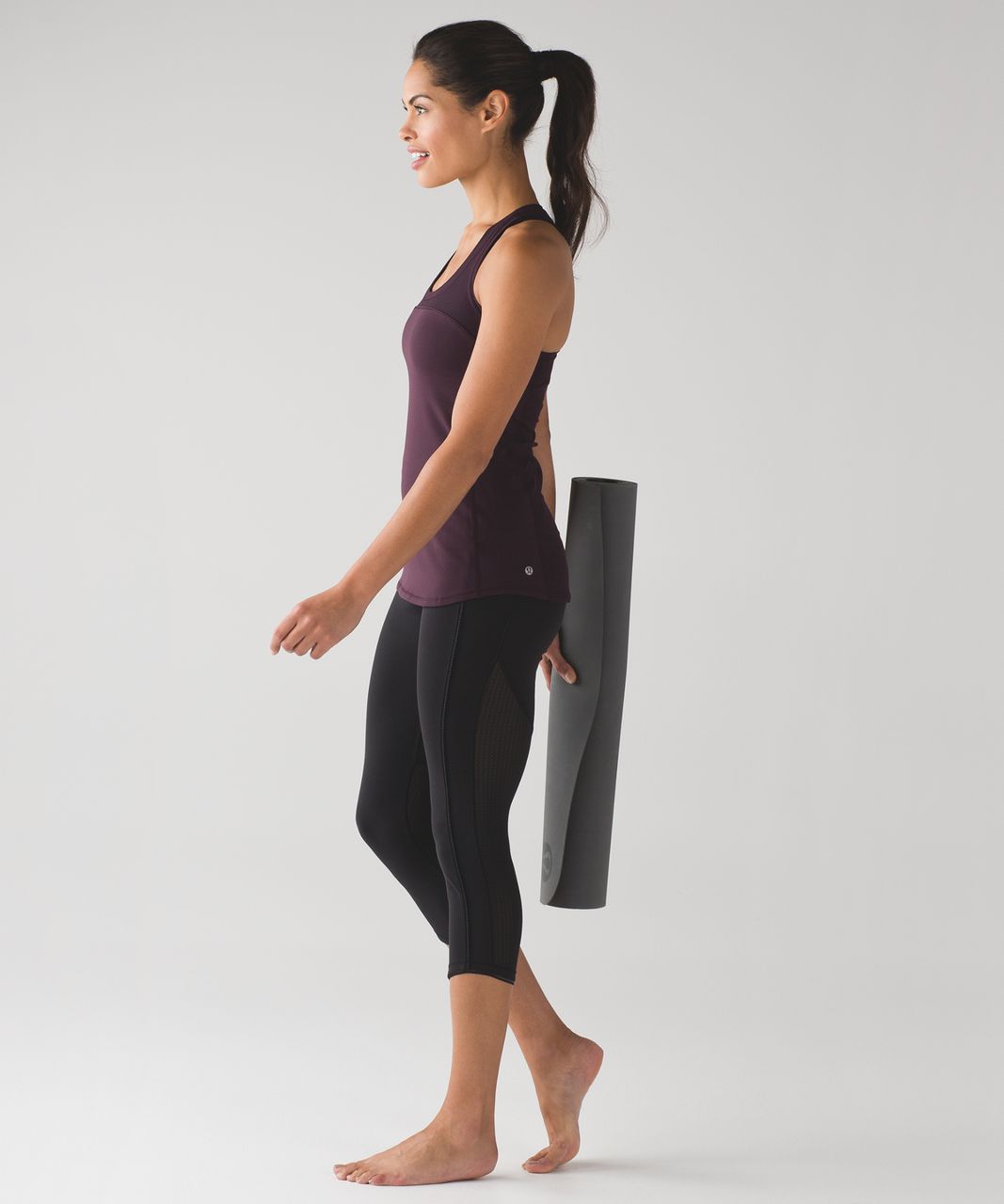 Lululemon Cool Racerback II Deep Breath - Black Cherry