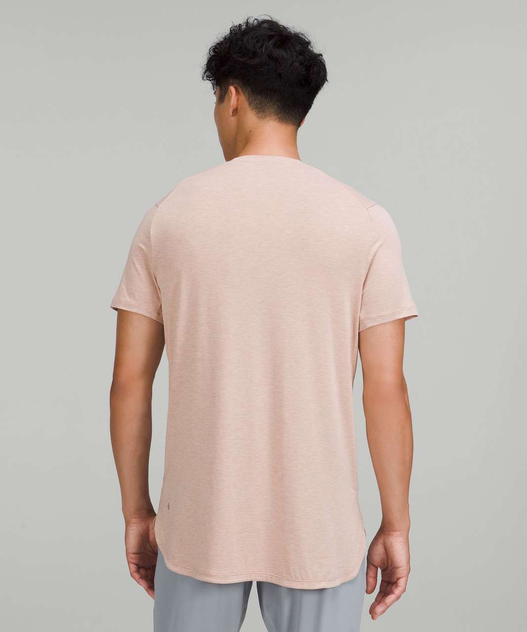 Lululemon Balancer Short Sleeve Shirt - Heathered Pink Clay