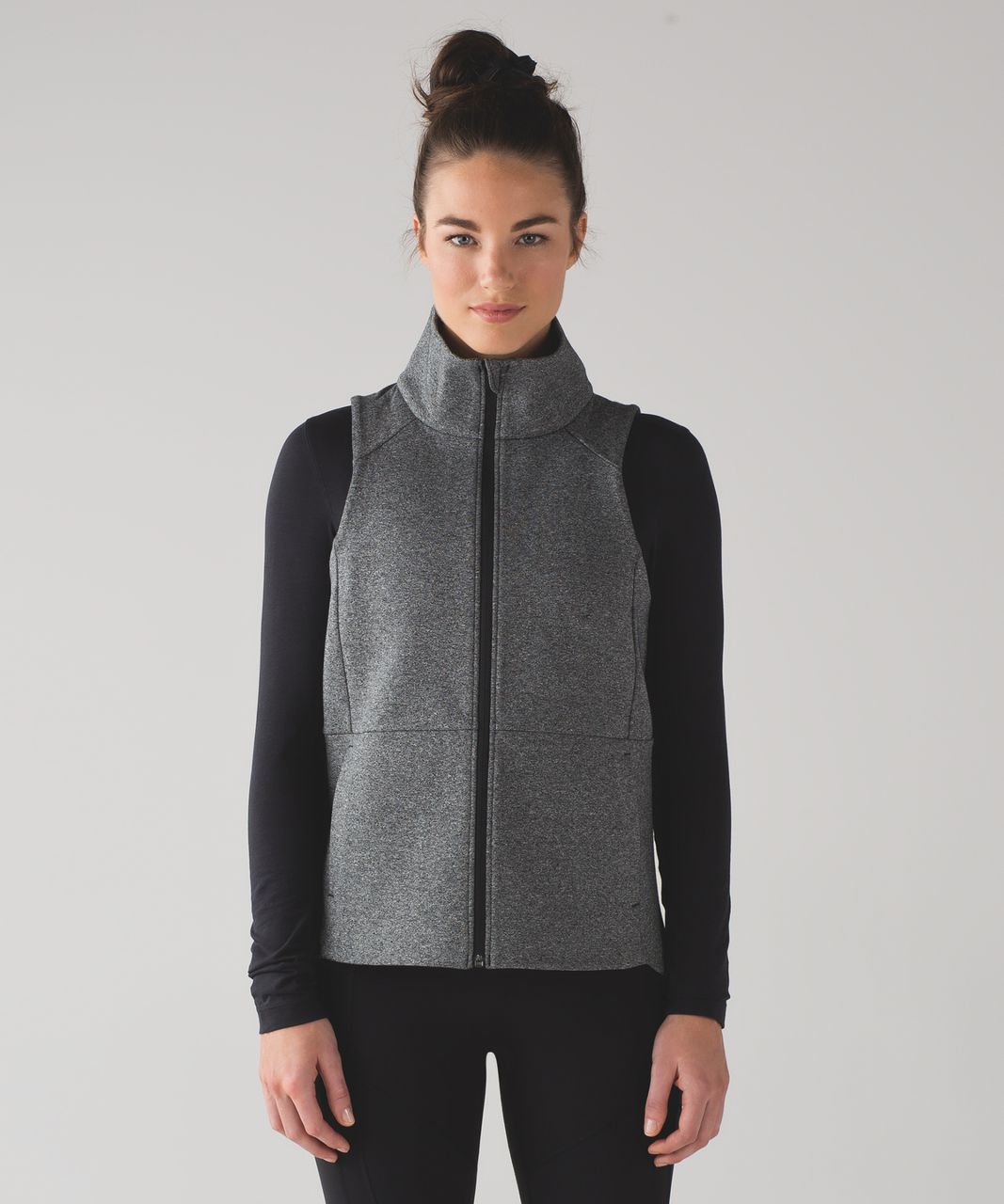 Lululemon Going Places Vest - Heathered Speckled Black / Black