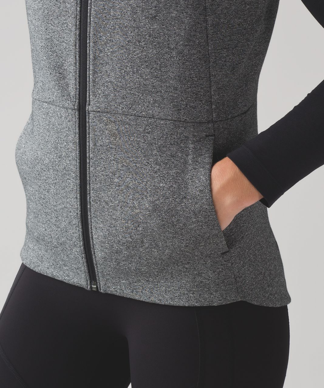 Lululemon Going Places Vest - Heathered Speckled Black / Black