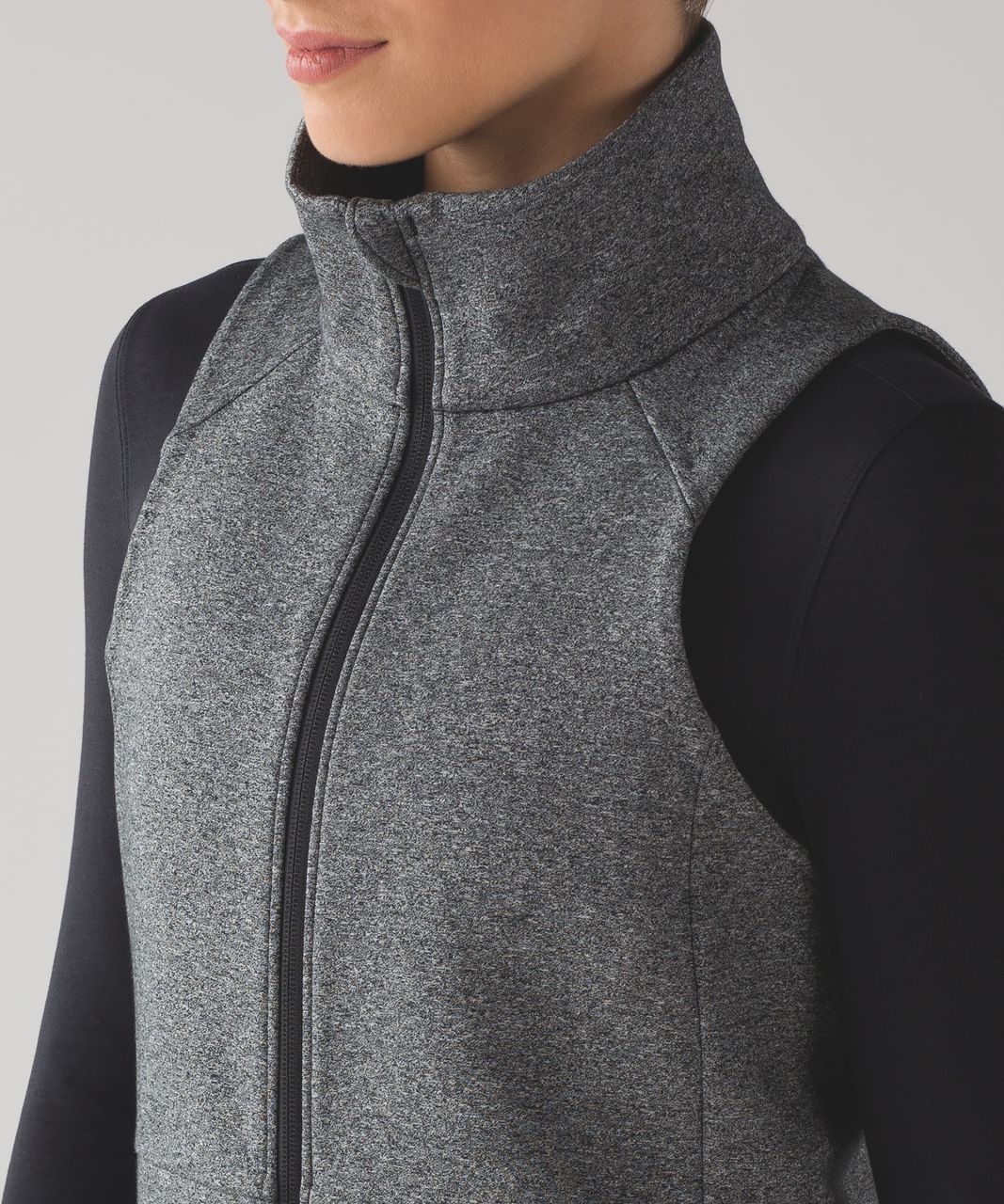 Lululemon Going Places Vest - Heathered Speckled Black / Black