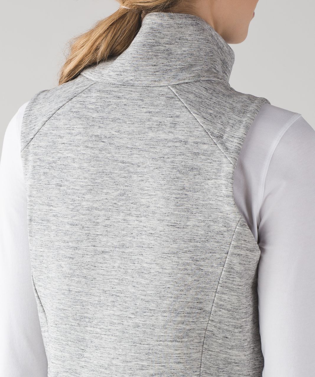 Lululemon Going Places Vest - Heathered Space Dyed Medium Grey / Black