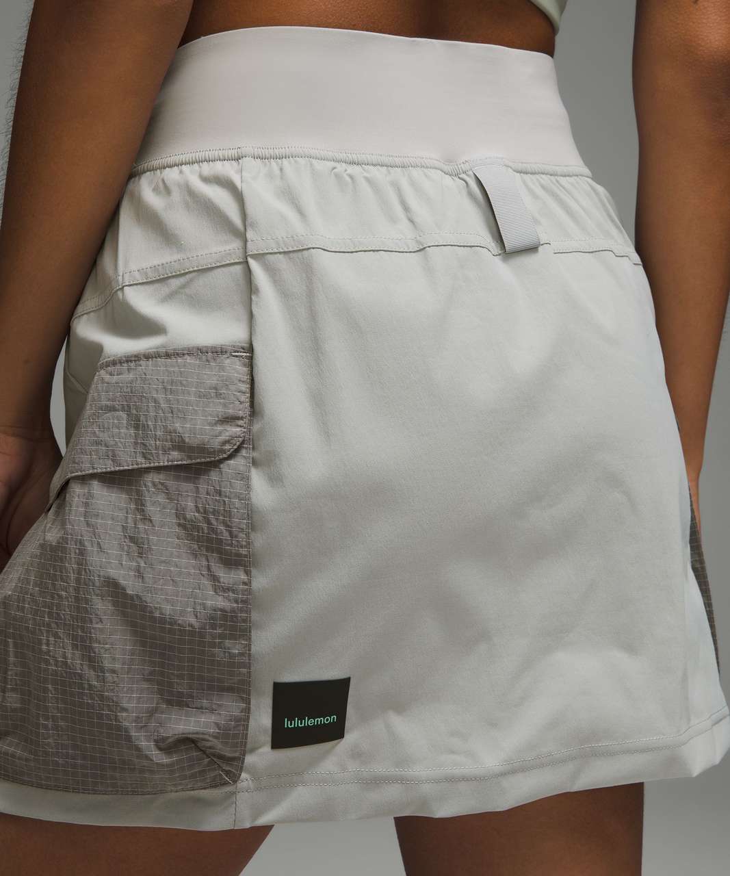 Lululemon Multi-Pocket Cargo High-Rise Hiking Skirt - Seal Grey