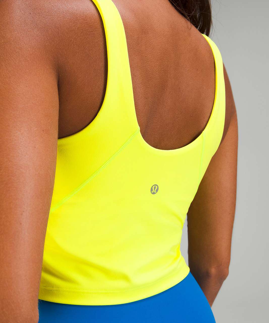 Lululemon Align Tank Nulu Cropped Length Size 4 ⚡️🍋 Electric Lemon ELLE  01768