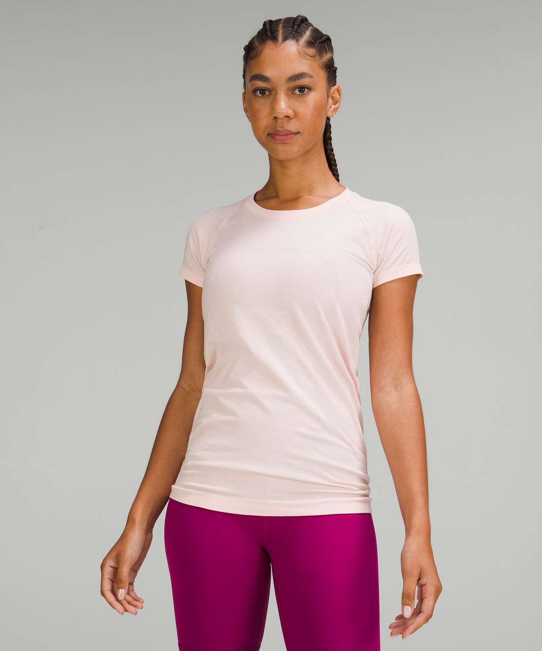 Lululemon Swiftly Tech shirt 2.0 NEW Strawberry Milkshake Color Size 4