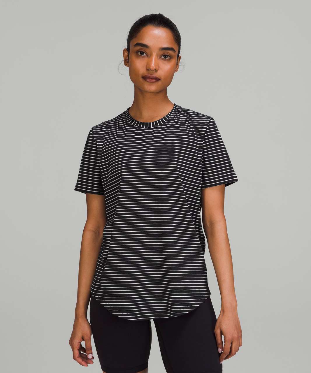 Lululemon Love Crew T-Shirt - Black / White