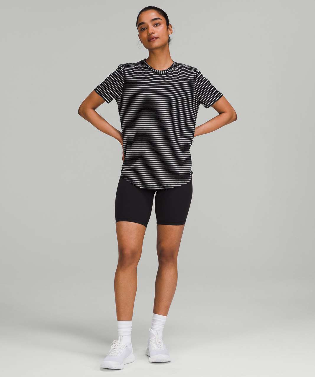 Lululemon Love Crew T-Shirt - Black / White