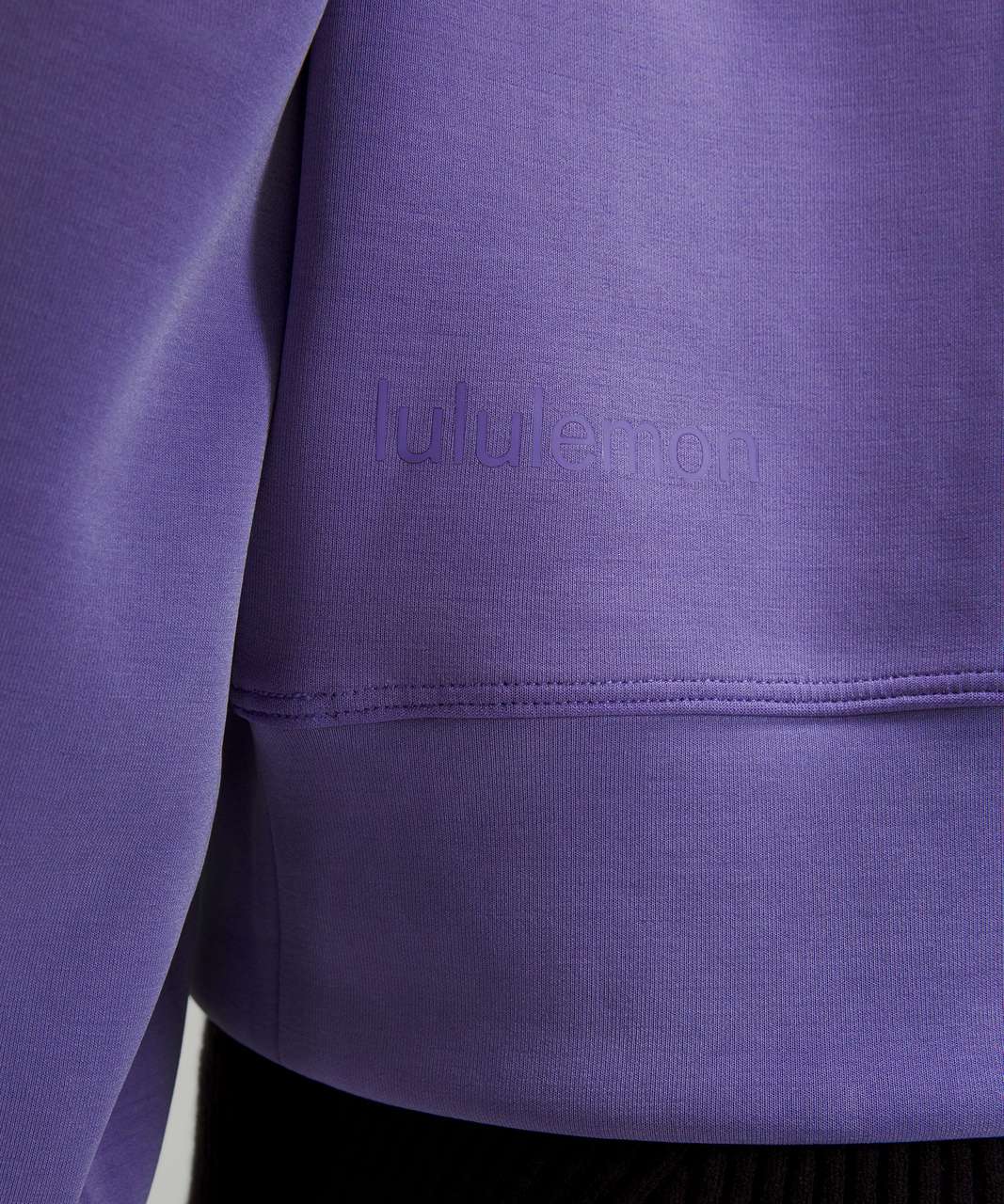 Lululemon Perfectly Oversized Cropped Crew *Softstreme - Charged Indigo