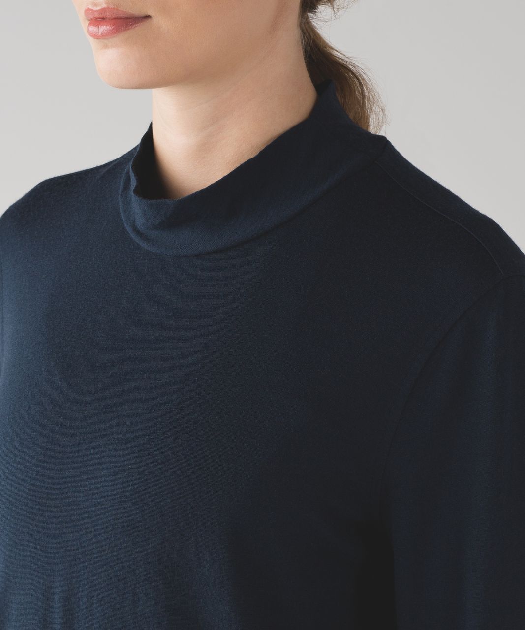 Lululemon No Chill Mock Neck - Nocturnal Teal