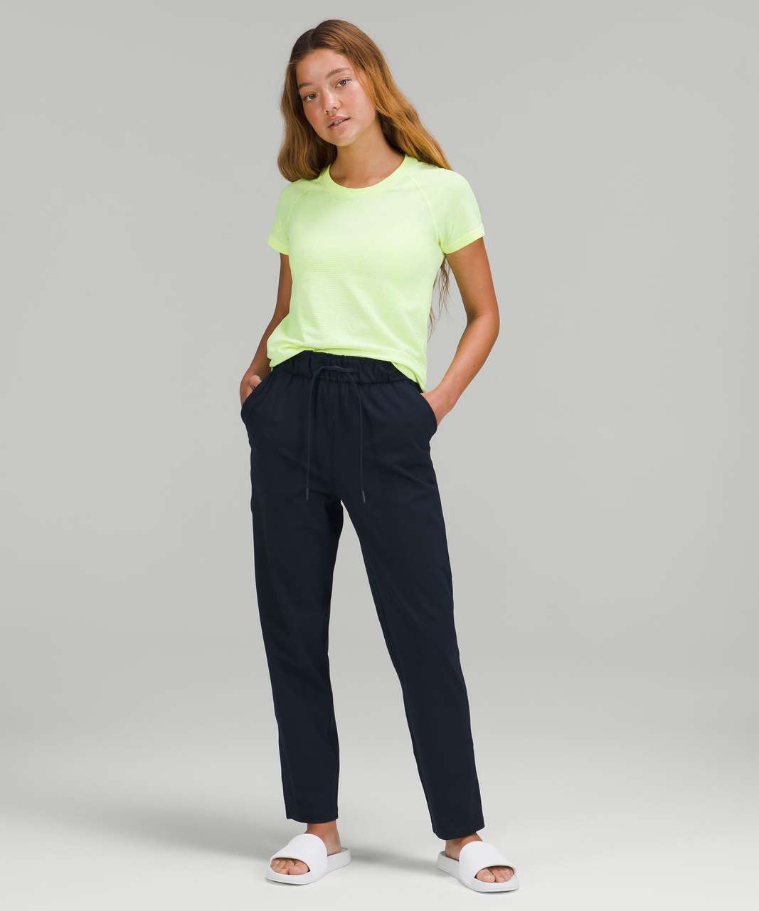 Lululemon Stretch High-Rise Pant 7/8 Length - True Navy