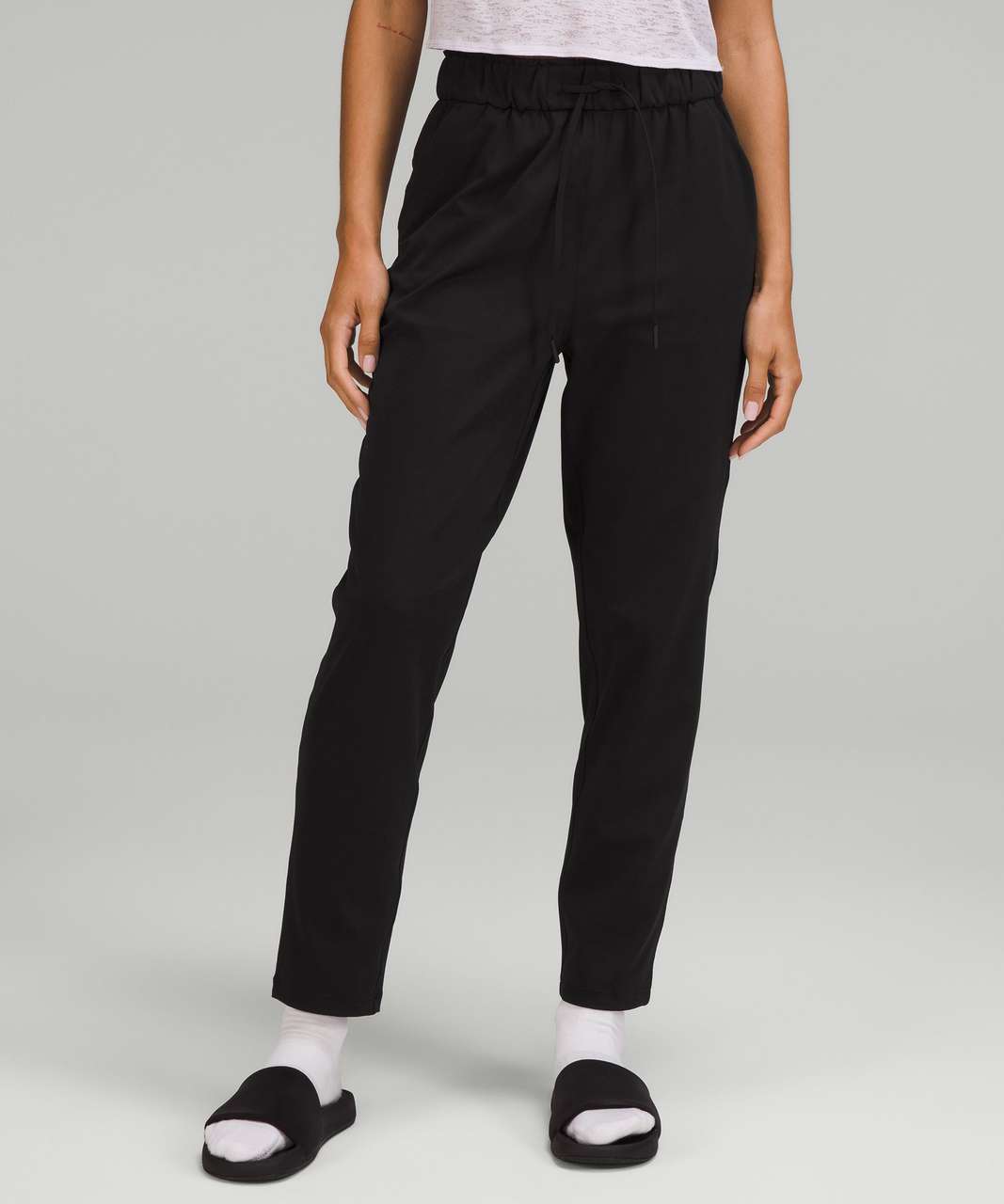 Lululemon Stretch High-Rise Pant 7/8 Length - Black - lulu fanatics