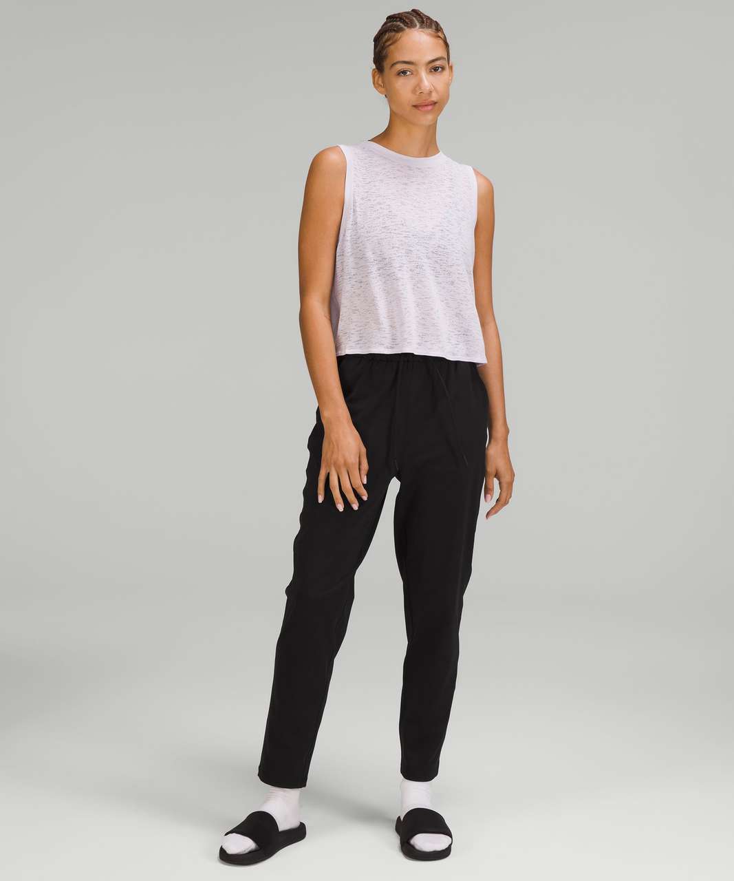 Lululemon Stretch High-Rise Pant 7/8 Length - Black - lulu fanatics