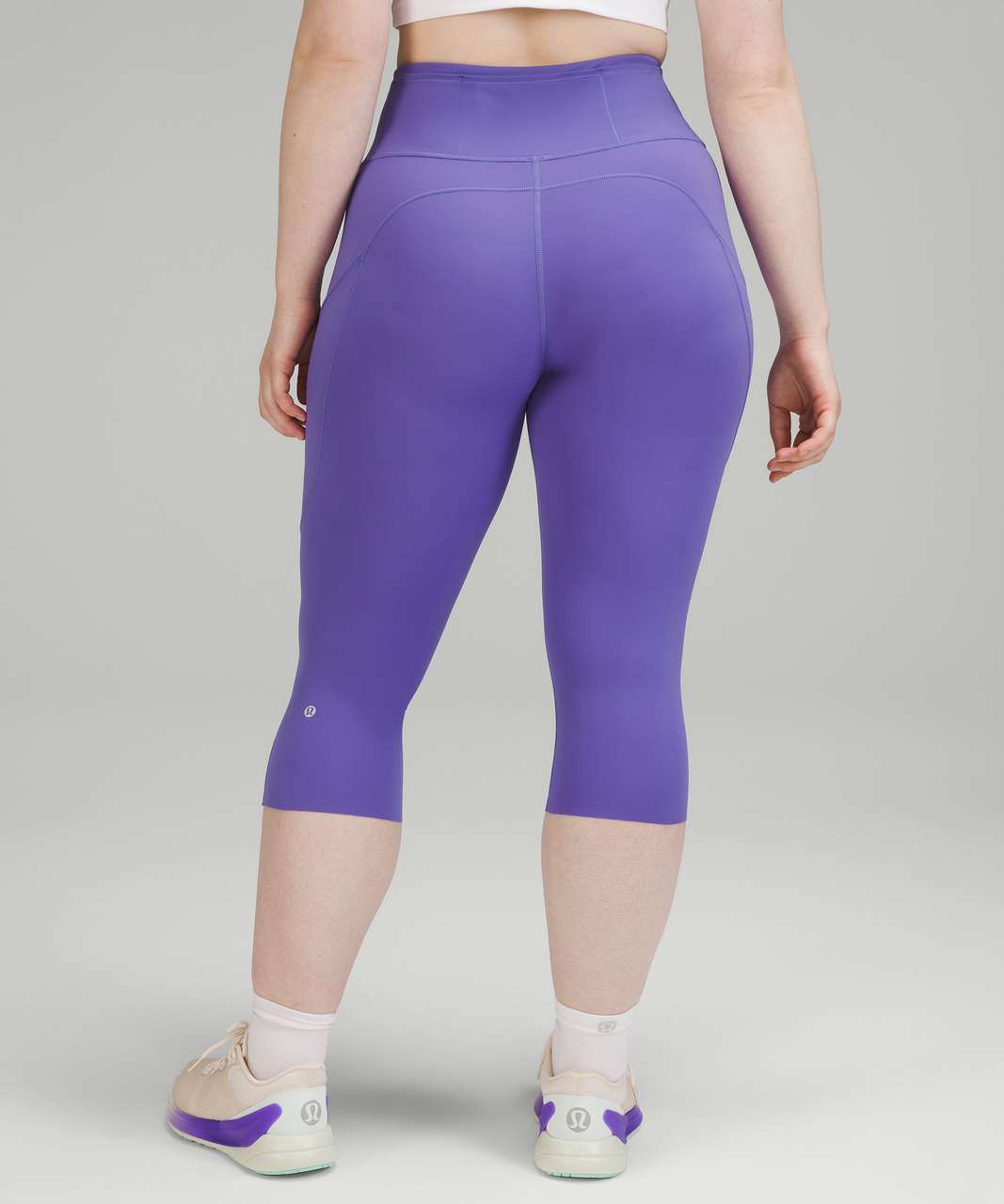 Lululemon Fast and Free High-Rise Crop 19 - Charged Indigo - lulu fanatics