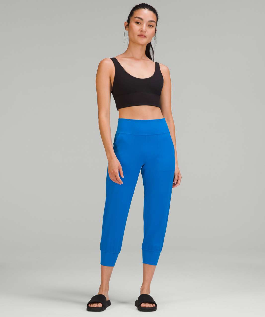 Lululemon In Alignment Longline Bra *Light Support, B/C Cup - True Navy -  lulu fanatics