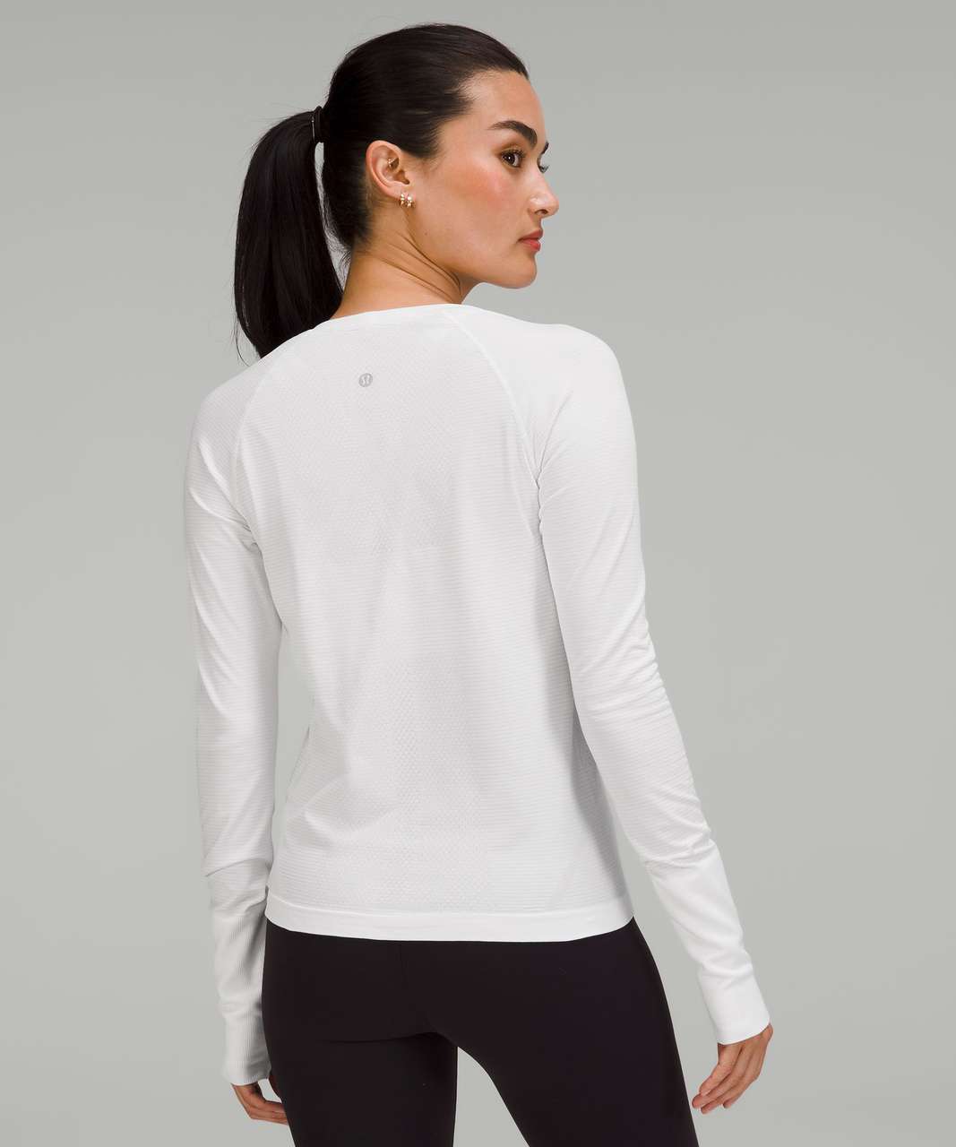 Lululemon Swiftly Tech Long Sleeve Shirt 2.0 *Race Length - White / White