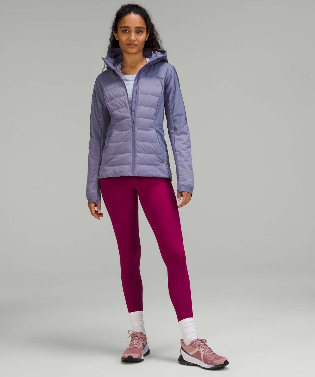 Lululemon Down for It All Jacket - Peri Purple - lulu fanatics