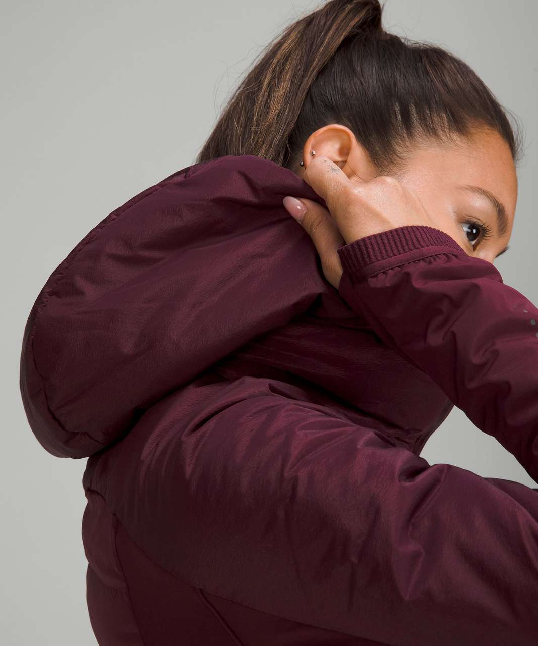 Lululemon Down for It All Jacket - Cassis (Second Release) - lulu fanatics