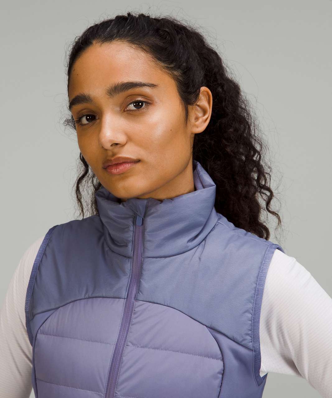 Lululemon Down For It All Vest - Peri Purple