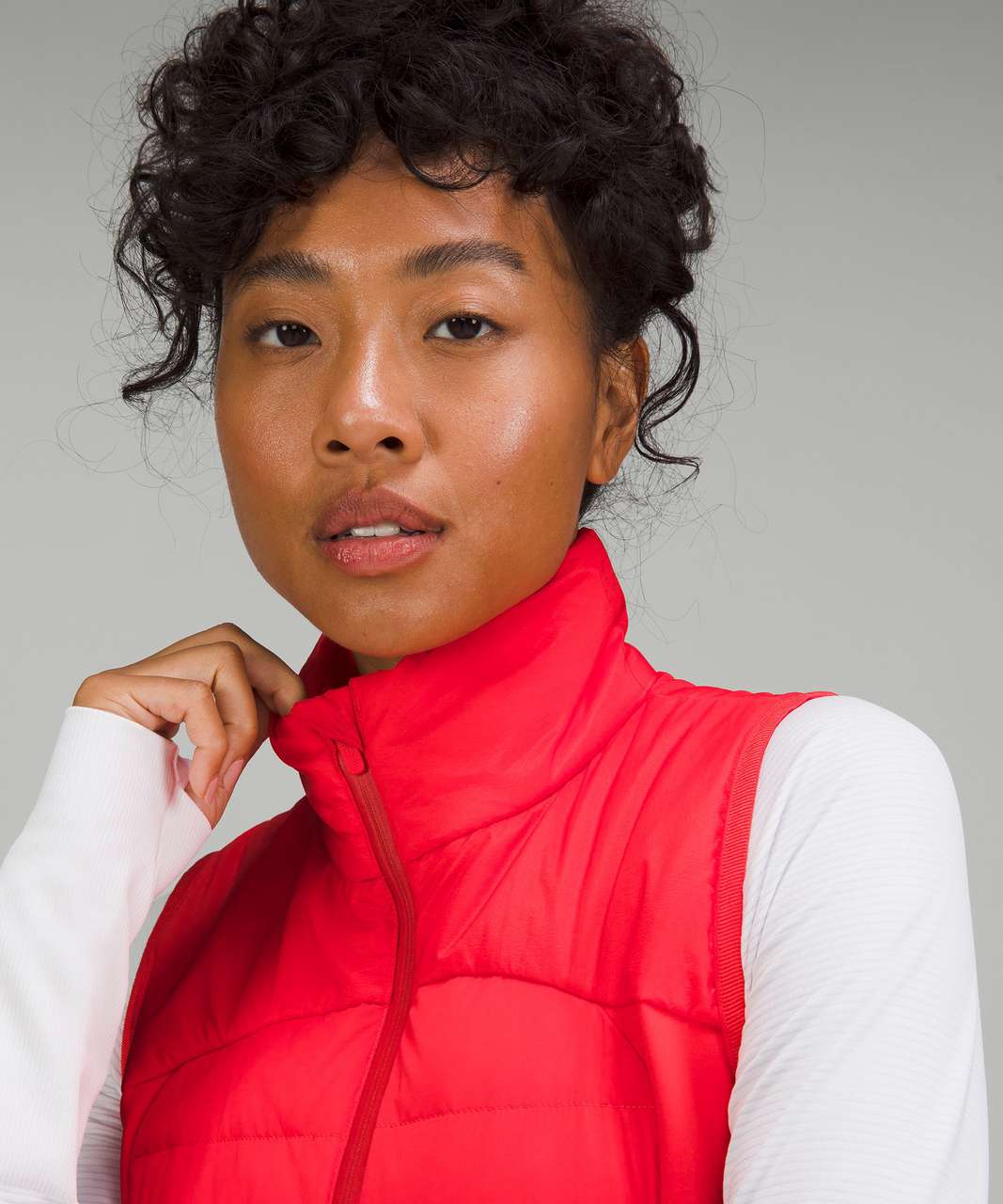 Lululemon Down For It All Vest - Carnation Red