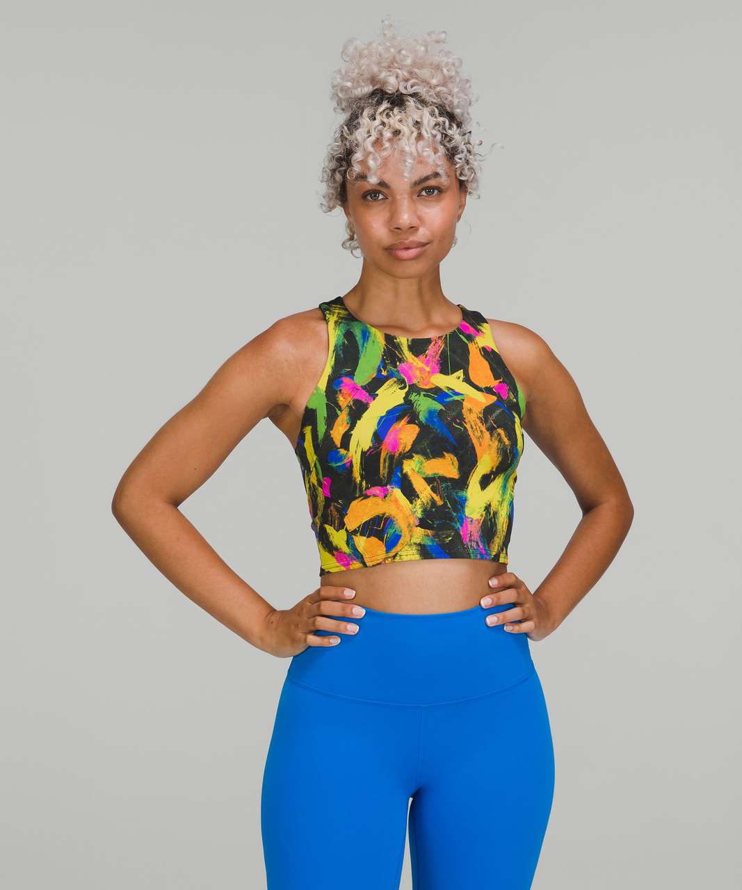 Lululemon Invigorate Training Tank Top - Undertone Black Multi