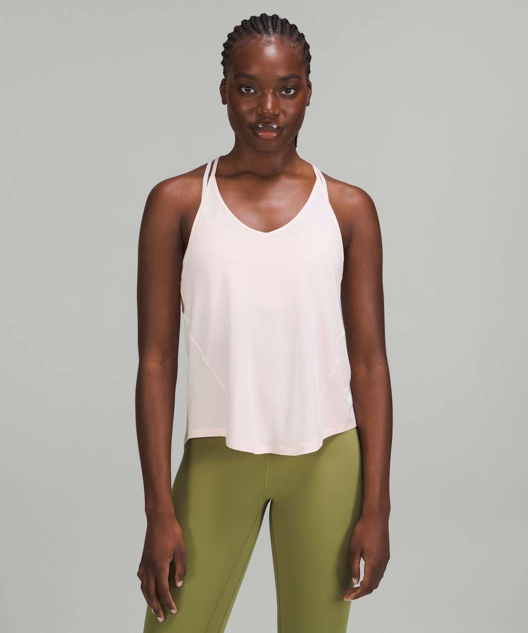 Lululemon Modal-Silk Yoga Tank Top - Strawberry Milkshake - lulu fanatics