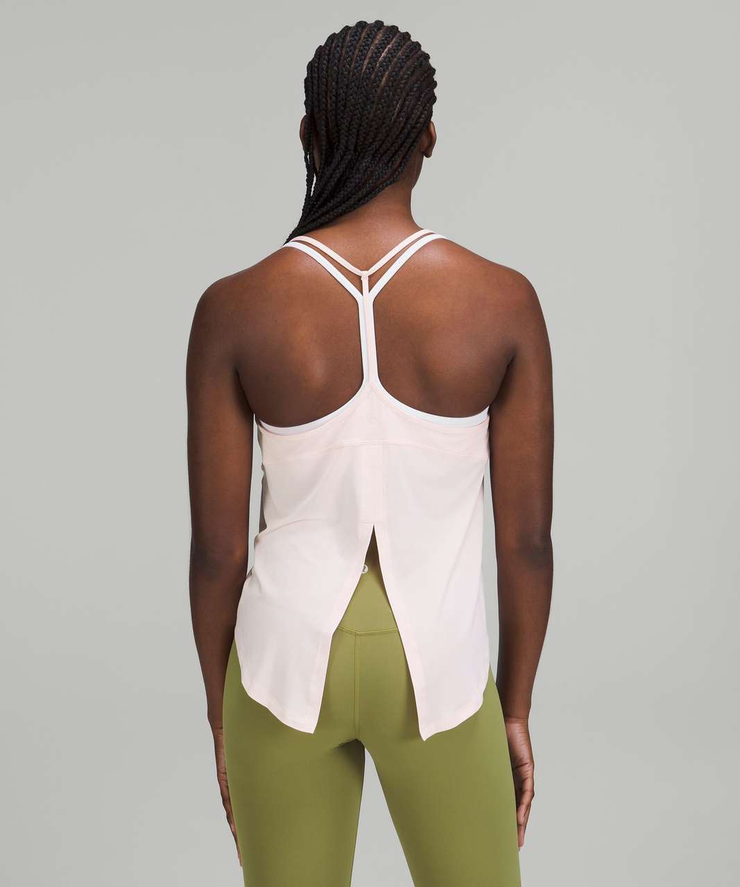 Lululemon Modal-Silk Yoga Tank Top - Strawberry Milkshake