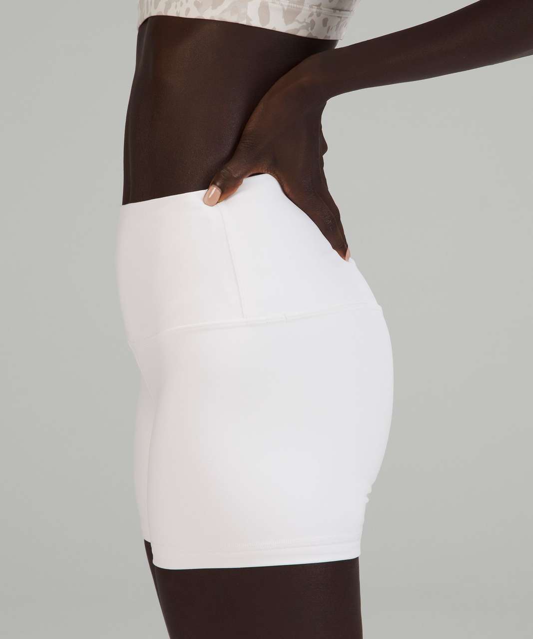 Lululemon Align High-Rise Short 4" - White