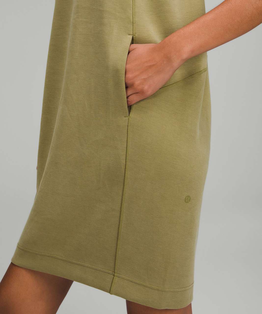 Lululemon Softstreme Back In Action Dress - Bronze Green