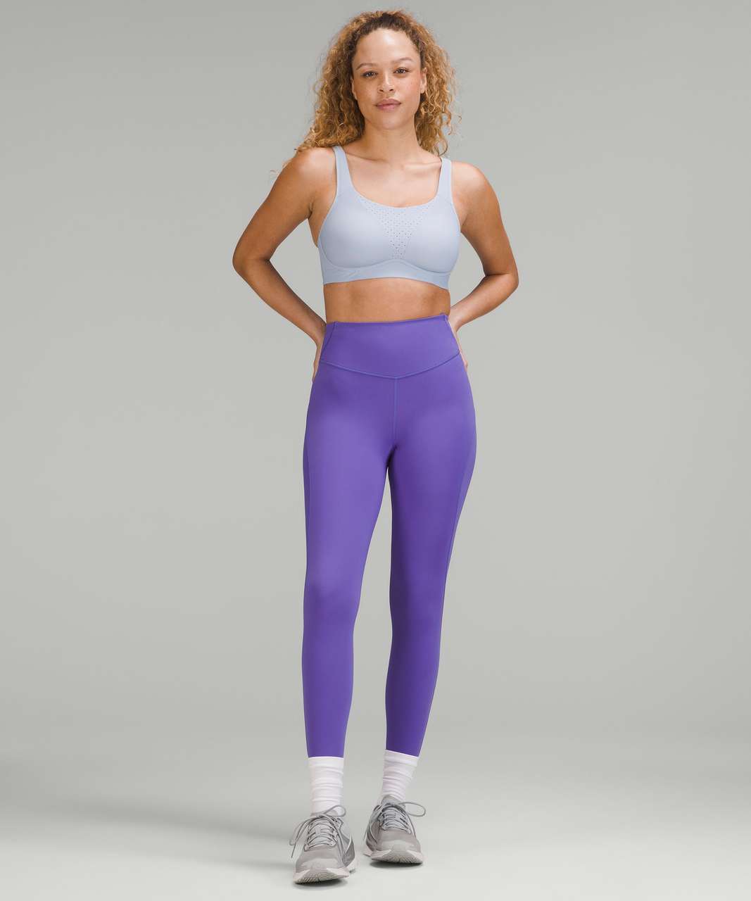 Lululemon Run Times Bra *High Support, B–G Cups - Blue Linen - lulu fanatics