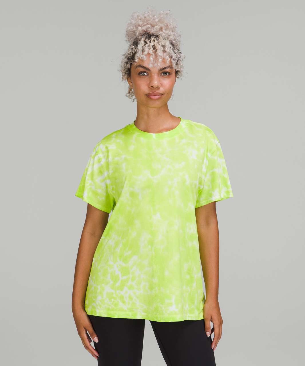 Lululemon All Yours Cotton T-Shirt *Tie Dye - Marmoleado Tie Dye ...