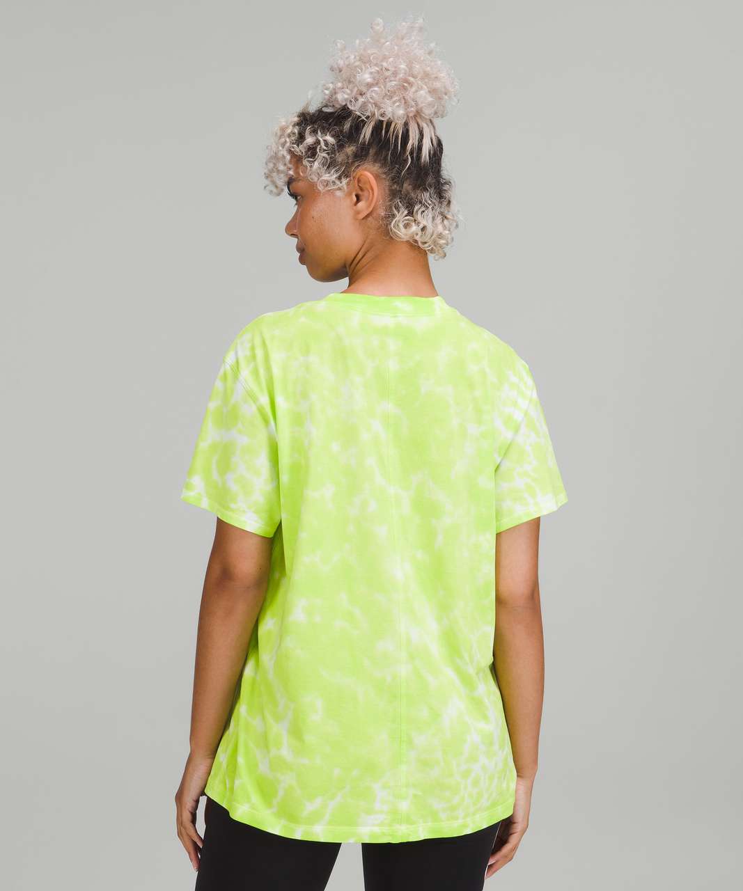 Lululemon All Yours Cotton T-Shirt *Tie Dye - Marmoleado Tie Dye Eccentric Lime