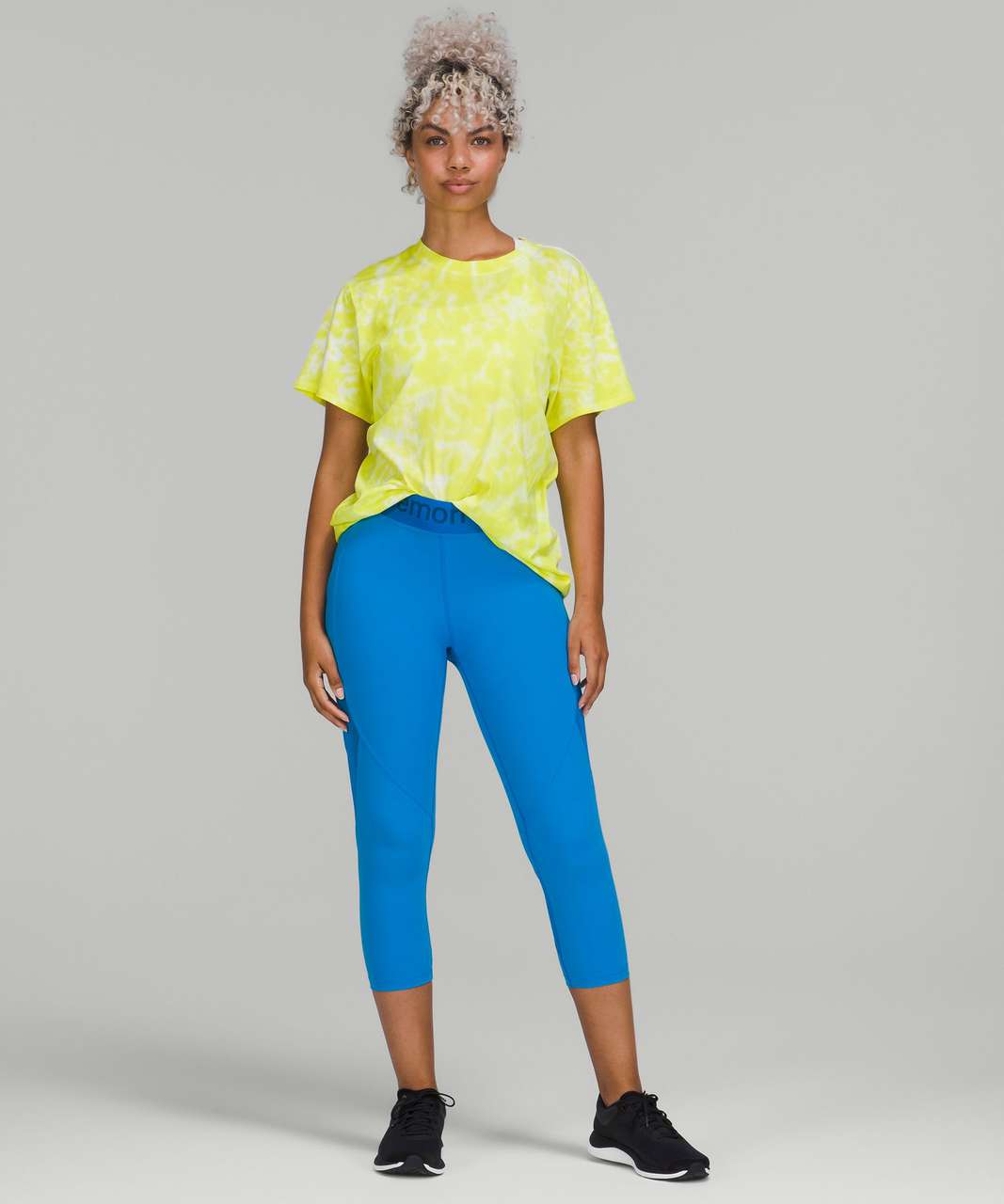 Lululemon All Yours Cotton T-Shirt *Tie Dye - Marmoleado Tie Dye Highlight Yellow