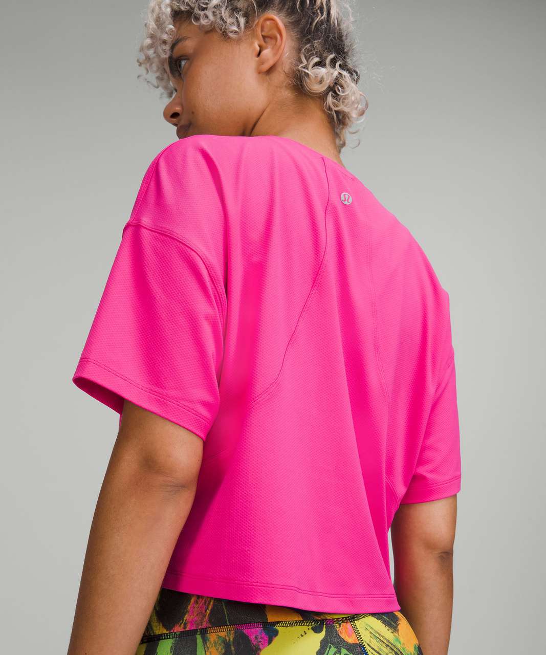 Lululemon Abrasion-Resistant Training T-Shirt *Ed Curtis - Sonic Pink