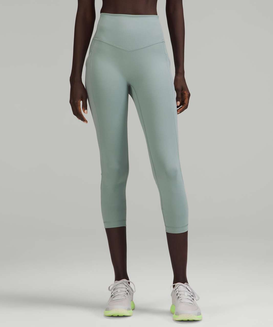 lululemon athletica, Pants & Jumpsuits, Lululemon Invigorate High Rise  Crop 23 In Misty Glade