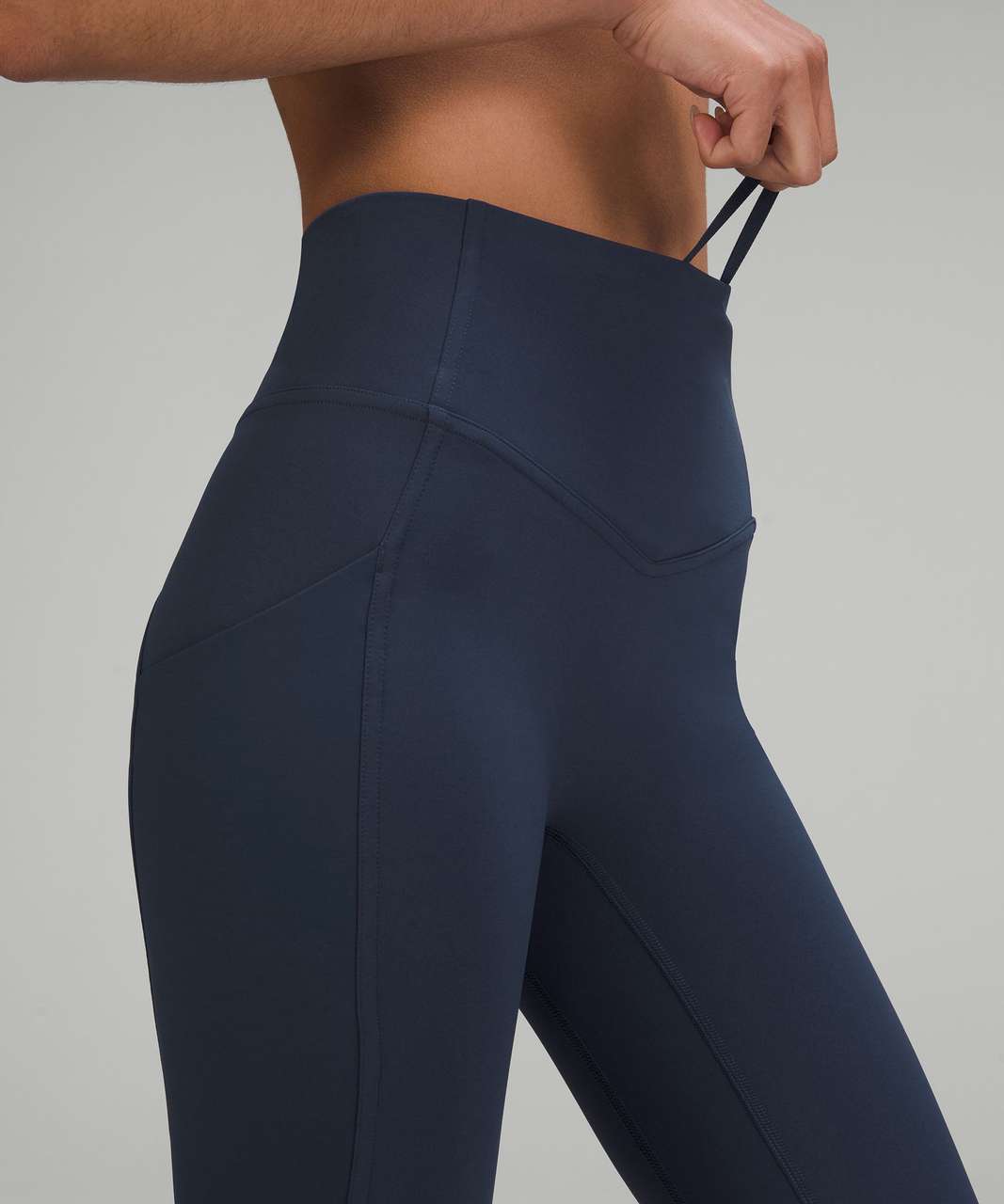 Lululemon All the Right Places High-Rise Drawcord Waist Crop 23” - Mineral Blue