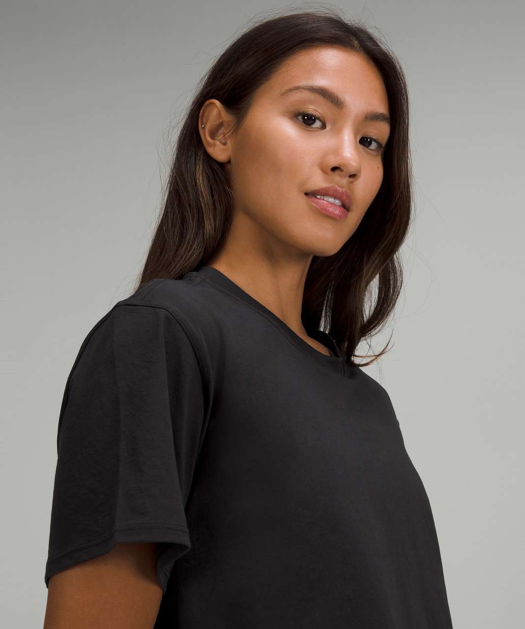 Lululemon All Yours Cropped T-Shirt - Black