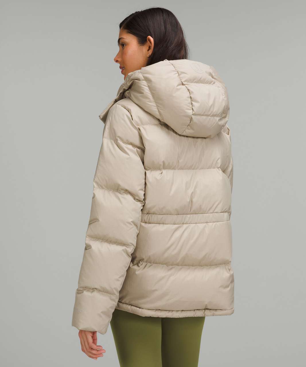 Lululemon Wunder Puff Jacket In Heathered Raw Linen