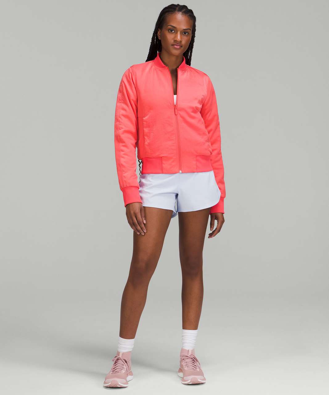 Lululemon Non-Stop Bomber *Reversible - Pink Mist - lulu fanatics