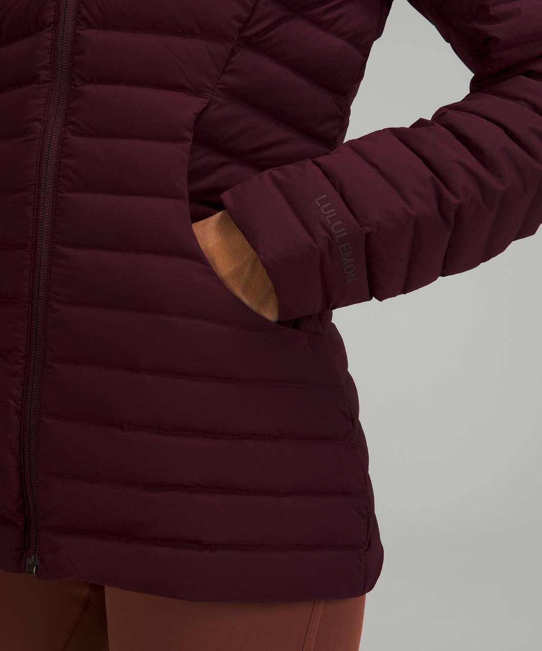 NEW LULULEMON Pack It Down Jacket 8 10 Misty Mocha 700 Fill Goose Down