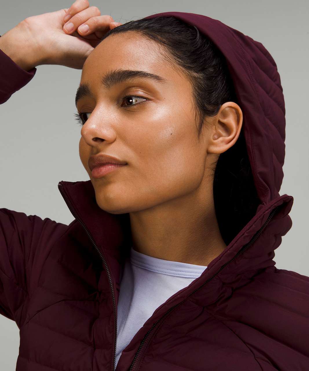 Lululemon Down For It All Jacket - Cassis (First Release) - lulu fanatics