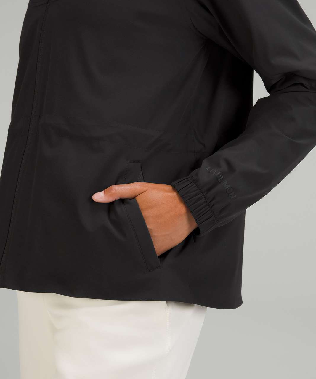 Lululemon Packable Water-Repellent Jacket - Black - lulu fanatics