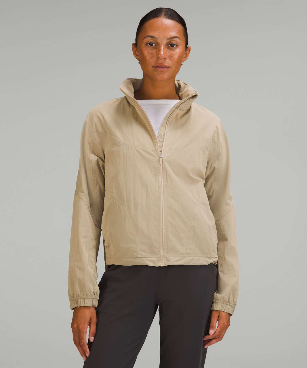 Lululemon Lightweight Hooded Jacket - Pink Lychee - lulu fanatics