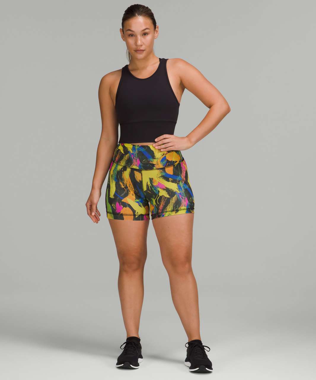 Lululemon Wunder Train Contour Fit High-Rise Short 4 - Black