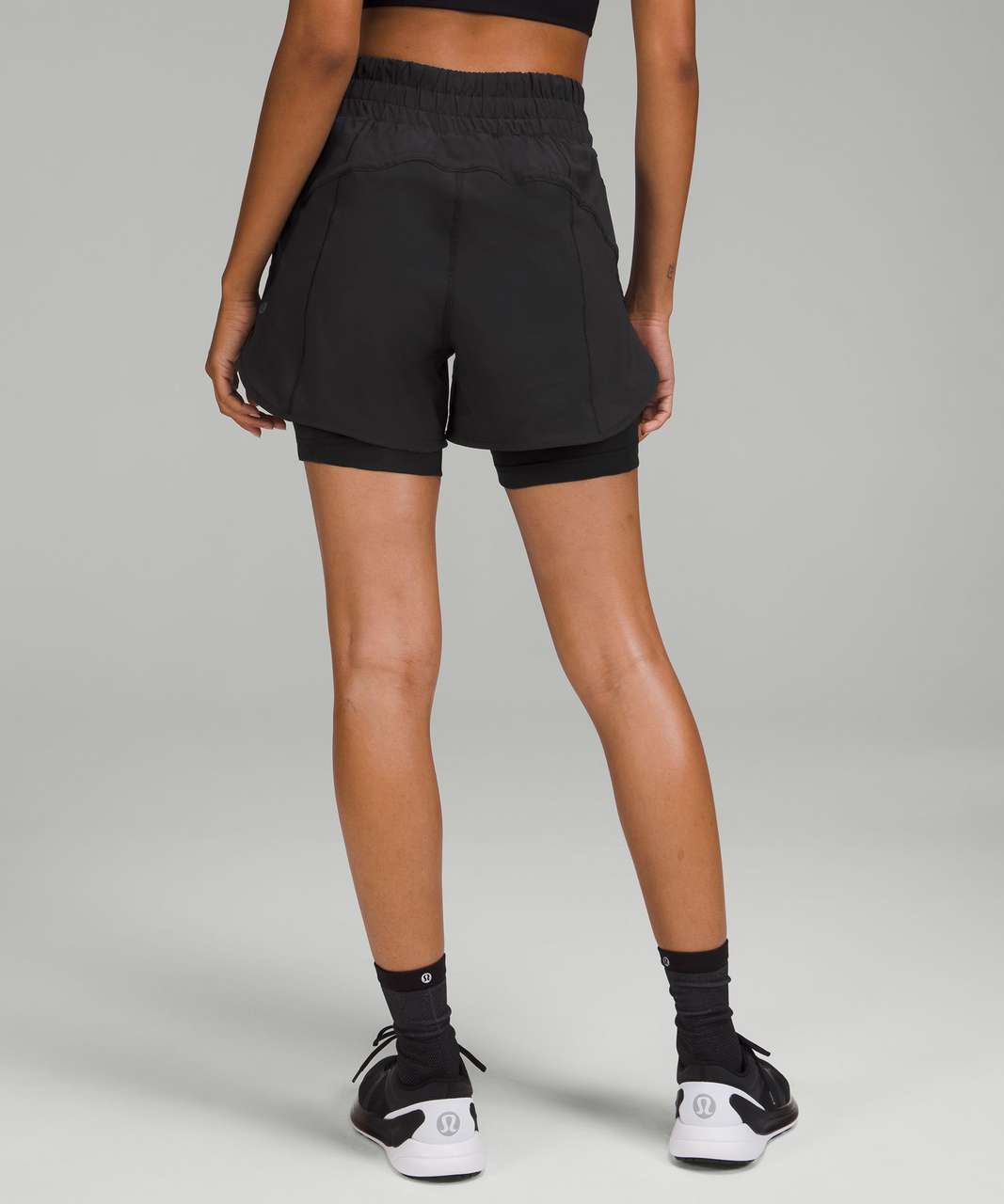 Lululemon TRACK THAT HIGH-RISE SHORT 3” Lined - Black - 4 - NWT!